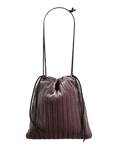 ANITA BILARDI Shoulder bag Khaki Textile fibres