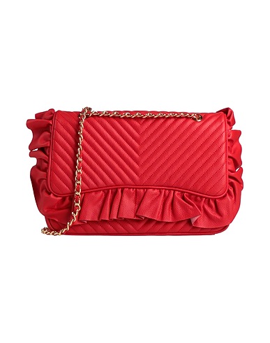 MIA BAG Across-body bag Red Soft Leather