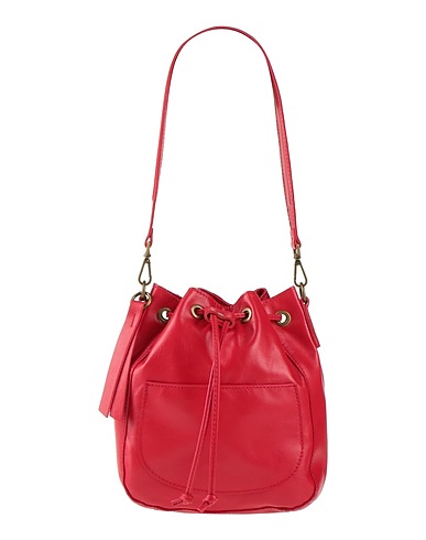 CORSIA Shoulder bag Red Soft Leather