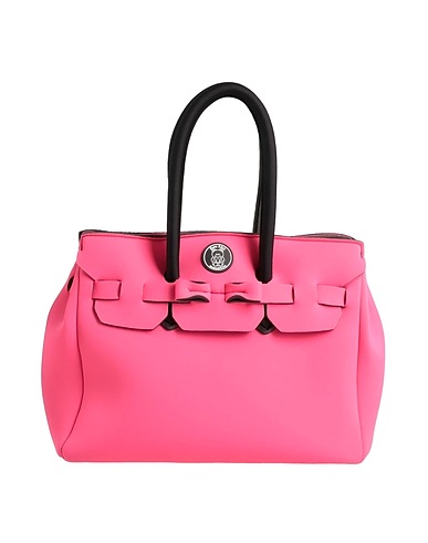 OURS BAG Handbag Fuchsia Textile fibers