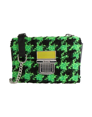 MSGM Cross-body bags Green Textile fibers