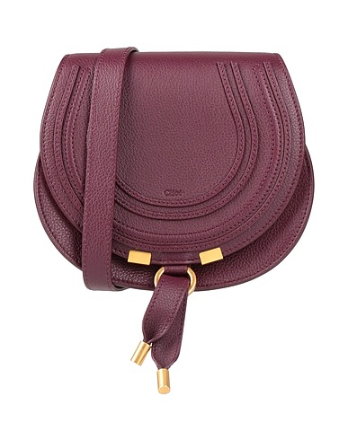 CHLOÉ Cross-body bags Plum Calfskin