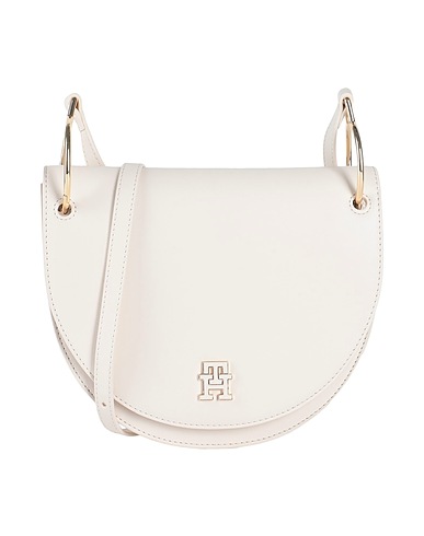 TOMMY HILFIGER Cross-body bags Cream 100% Polyurethane