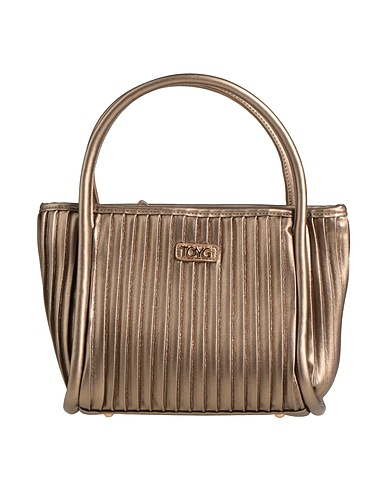 TOY G. Borsa a mano Bronzo 100% Poliuretano