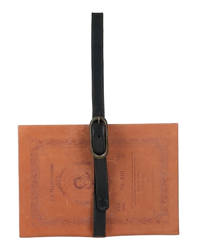 A TENTATIVE ATELIER Borsa a mano Nocciola Pelle di cervo