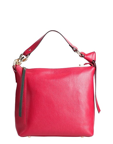 GIANNI NOTARO Handbag Red Soft Leather