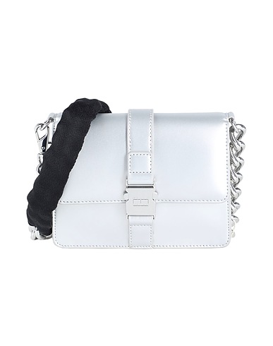 TOMMY JEANS Borsa a tracolla Argento 100% Poliuretano