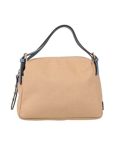 GIANNI NOTARO Handbag Sand Soft Leather, Textile fibers