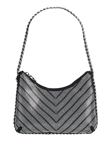 STELLA McCARTNEY Handbag Black 50% Polyamide, 50% Polyurethane, Polyester