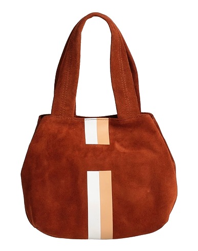 MIA BAG Handbag Tan 100% Leather