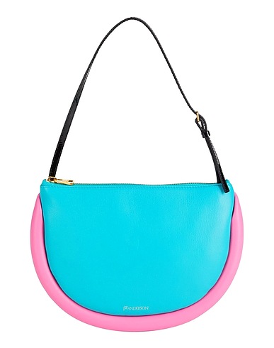 JW ANDERSON Handbag Turquoise Soft Leather