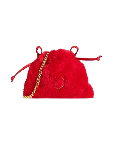 HIBOURAMA Borsa a tracolla Rosso Fibre tessili