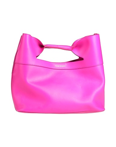 MCQUEEN Borsa a mano Fucsia Pelle