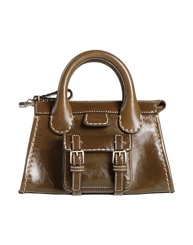 CHLOÉ Handbag Military green 100% Soft Leather