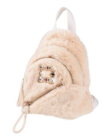 ROGER VIVIER Rucksacks White Textile fibres