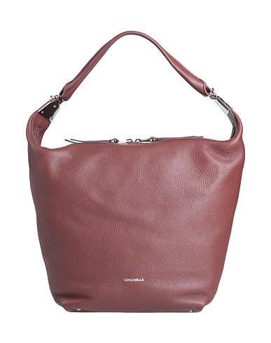 COCCINELLE Shoulder bag Chocolate brown Leather