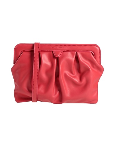 COCCINELLE Across-body bag Tomato red Soft Leather