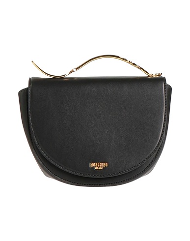 MOSCHINO Handtasche Schwarz Leder
