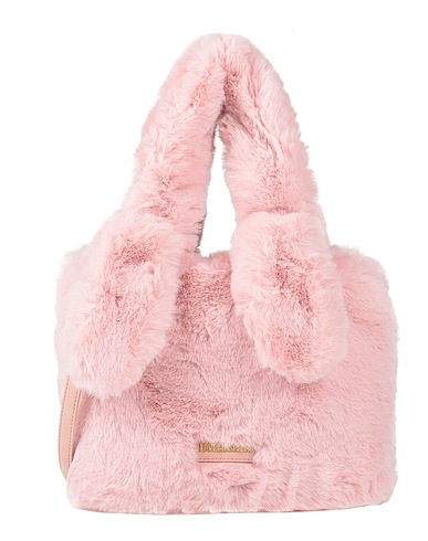 LOVE MOSCHINO Handtasche Rosa 100% Polyester
