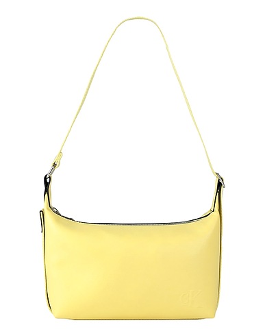 CALVIN KLEIN JEANS Borsa a spalla Giallo 51% Poliestere, 49% Poliuretano
