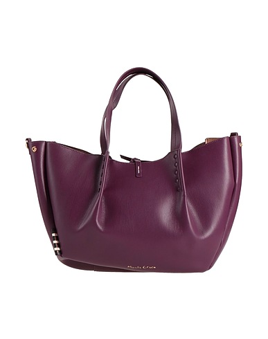 MANILA GRACE Borsa a mano Viola 100% Poliuretano
