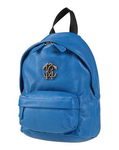 ROBERTO CAVALLI Backpacks Bright blue Cow leather