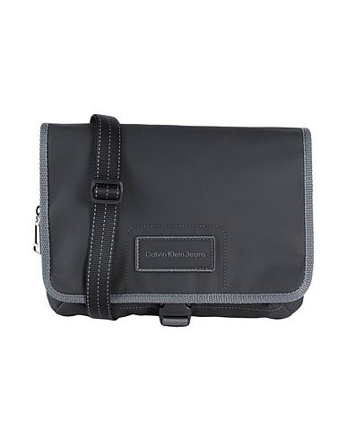 CALVIN KLEIN JEANS Across-body bag Black 100% Recycled polyester