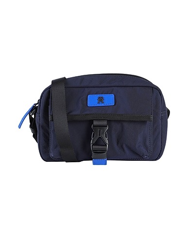TOMMY HILFIGER Across-body bag Midnight blue 100% Polyamide, Soft Leather