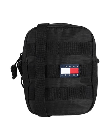 TOMMY JEANS Umhängetasche Schwarz 100% Recyceltes Polyester