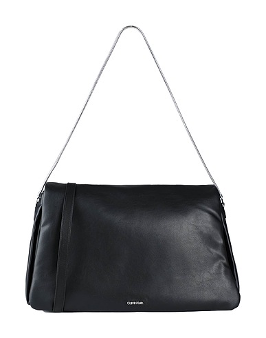 CALVIN KLEIN Shoulder bag Black 51% Recycled polyester, 49% Polyurethane