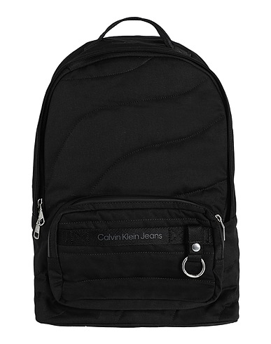 CALVIN KLEIN JEANS Rucksacks Black 65% Recycled polyester, 35% Polyester