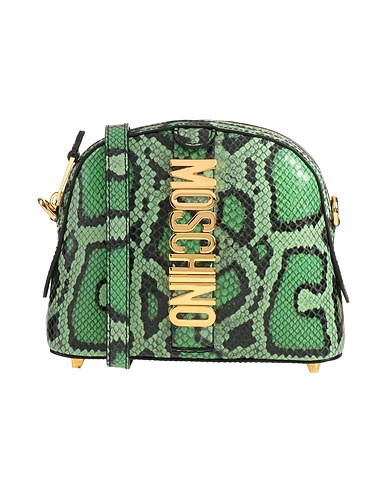MOSCHINO Umhängetasche Grün Leder