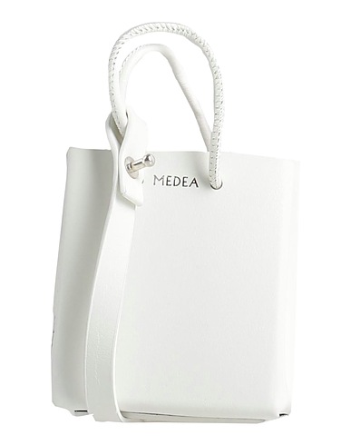 MEDEA Shoulder bag Off white 100% Soft Leather