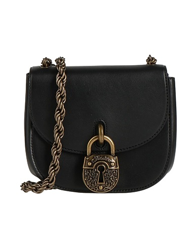 MOSCHINO Cross-body bags Black Soft Leather