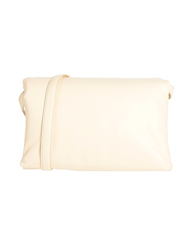 MARNI Umhängetasche Elfenbein 100% Rindsleder, Messing