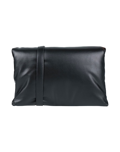 MARNI Across-body bag Black 100% Bovine leather, Brass
