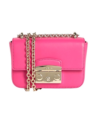 FURLA Shoulder bag METROPOLIS MINI CROSSBODY
 Fuchsia 100% Leather