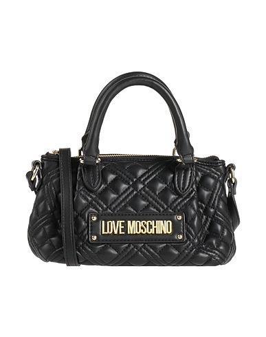 LOVE MOSCHINO Borsa a mano Nero 100% Poliuretano