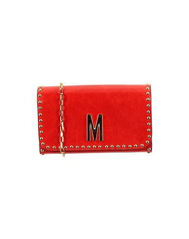 MOSCHINO Portafoglio Rosso Pelle