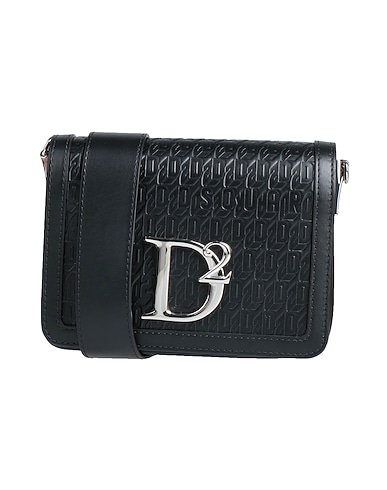 DSQUARED2 Across-body bag Black 100% Calfskin