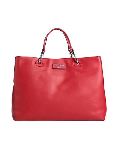 EMPORIO ARMANI Handbag Red Cow leather