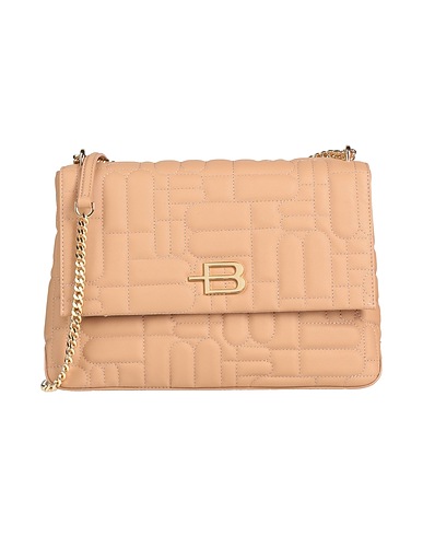 BALDININI Across-body bag Sand 80% Calfskin, 20% PVC - Polyvinyl chloride