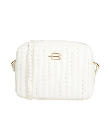BALDININI Across-body bag White 80% Calfskin, 20% PVC - Polyvinyl chloride