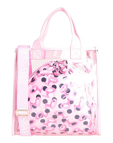 TRUSSARDI JUNIOR Handbags Pink Plastic, Textile fibers