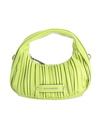 KARL LAGERFELD Handbag K/KUSHION SM HOBO
 Light green 58% Recycled polyurethane, 42% Polyurethane