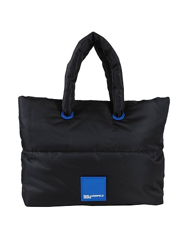 KARL LAGERFELD JEANS Handtasche PADDED NYLON XL TOTE
 Schwarz 100% Recyceltes Polyester