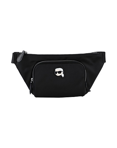 KARL LAGERFELD Belt Bags K/IKONIK 2.0 NYLON BUMBAG
 Black 95% Recycled polyamide, 5% Polyurethane