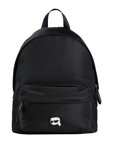 KARL LAGERFELD Rucksacks K/IKONIK 2.0 NYLON MD BP
 Black 90% Recycled polyamide, 6% Polyester, 4% Polyurethane