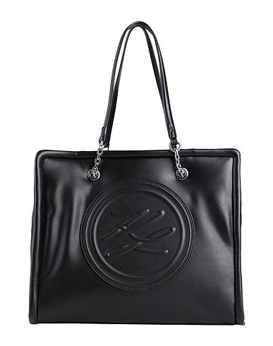KARL LAGERFELD Sac à main K/AUTOGRAPH SOFT LG TOTE
 Noir 58% Polyester recyclé, 42% Polyuréthane