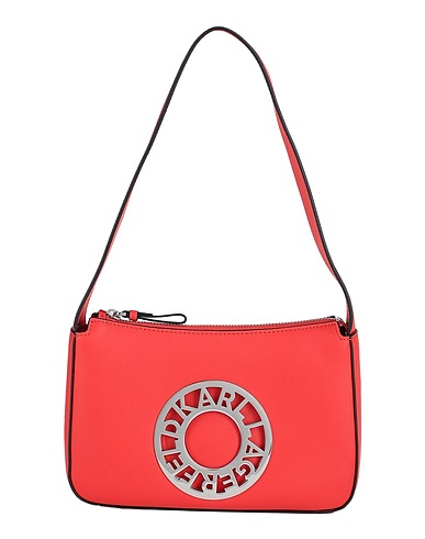 KARL LAGERFELD Borsa a mano K/DISK SM ZIP SHOULDERBAG
 Rosso pomodoro 100% Pelle di bovino